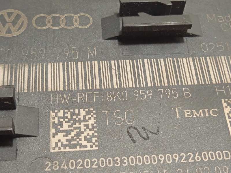 Recambio de centralita confort para audi q5 (8r) 2.0 tdi (125kw) referencia OEM IAM 8K0959795M  