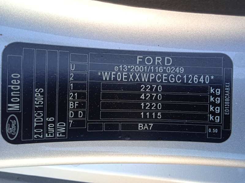 ford mondeo lim. del año 2016