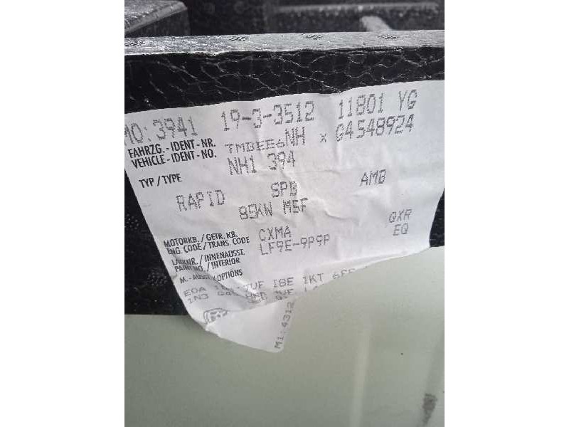 skoda spaceback (5h) del año 2016