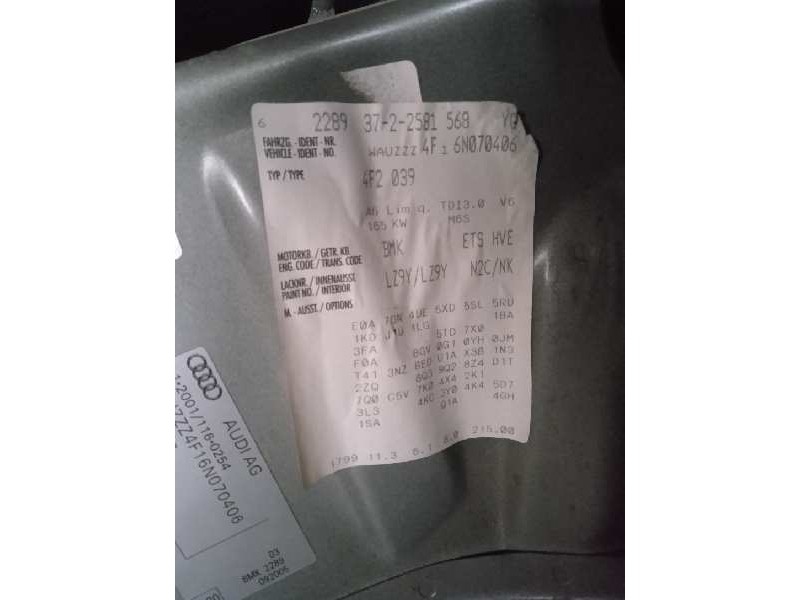 audi a6 berlina (4f2) del año 2005