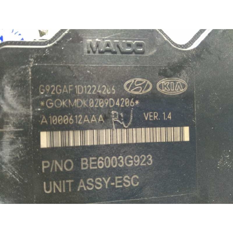 Recambio de abs para kia rio basic referencia OEM IAM 589201W505 BE6003G923 60BH6013G923