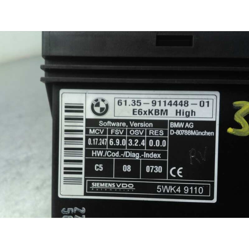 Recambio de modulo electronico para bmw serie 5 touring (e61) 520d referencia OEM IAM 61359114448  6135911444801
