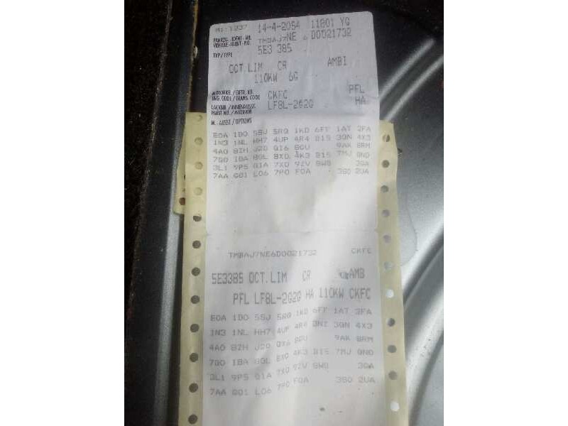 skoda octavia lim. (5e3) del año 2013