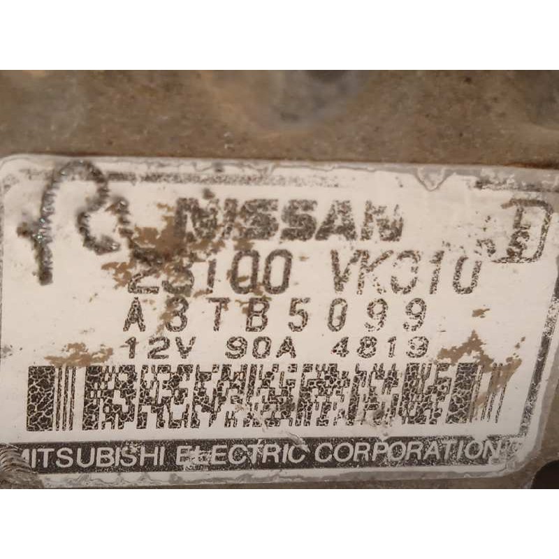 Recambio de alternador para nissan pick-up (d22) td doble cabina navara referencia OEM IAM 23100VK010  A3TB5099