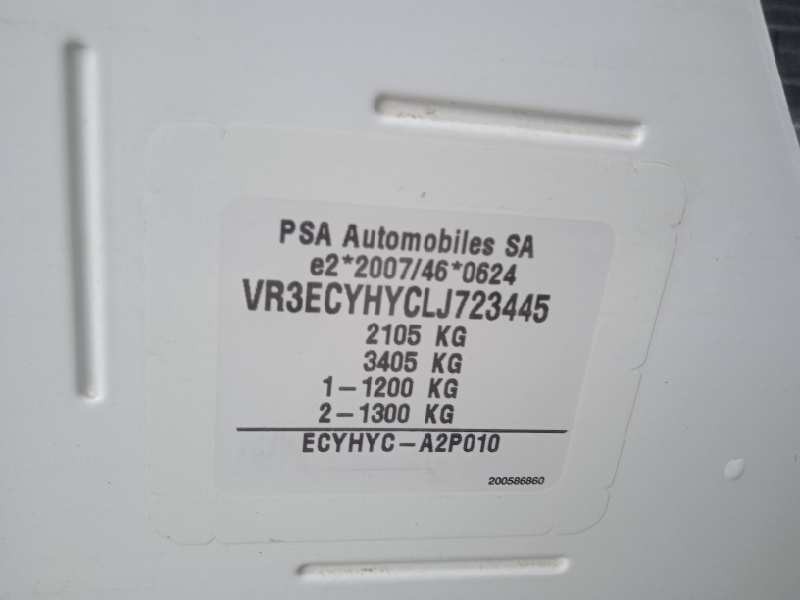 peugeot rifter del año 2020