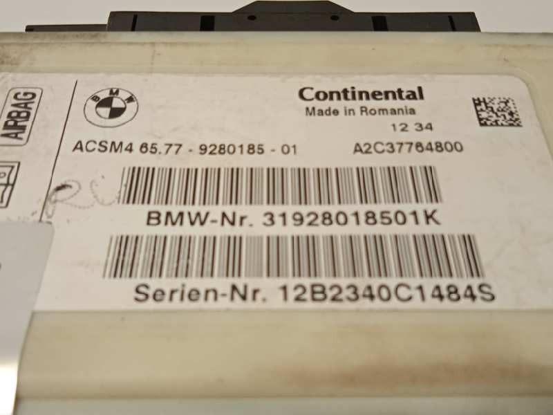 Recambio de centralita airbag para bmw serie 7 (f01/f02) 730ld referencia OEM IAM 65779280185  