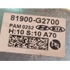Recambio de conmutador de arranque para kia niro referencia OEM IAM 95430G5700 81900G2700 