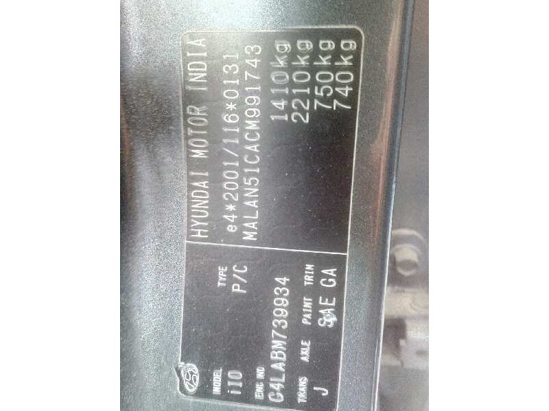 hyundai i10 del año 2011