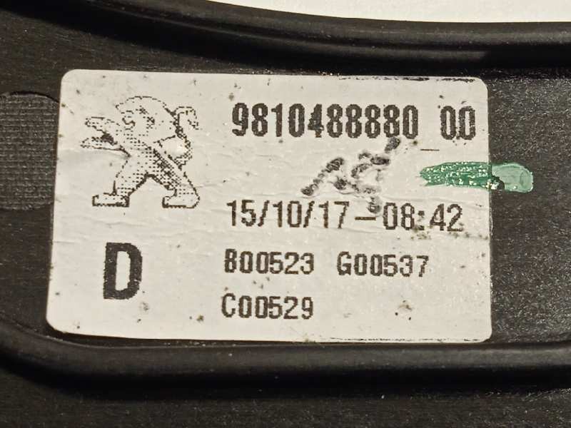 Recambio de elevalunas delantero derecho para peugeot 3008 1.6 blue-hdi fap referencia OEM IAM 9810488880  