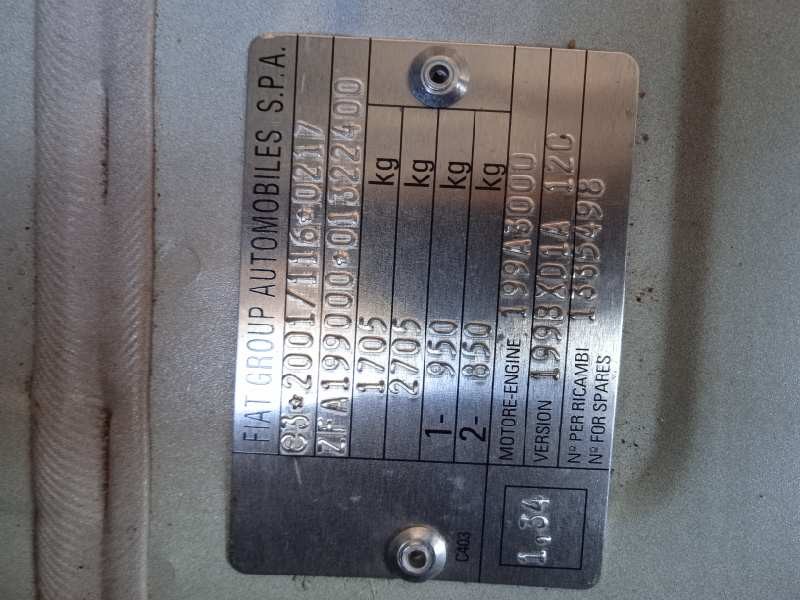 fiat grande punto (199) del año 2007