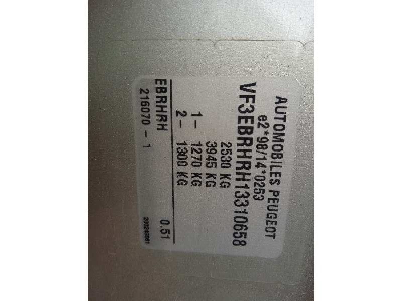 peugeot 807 del año 2006