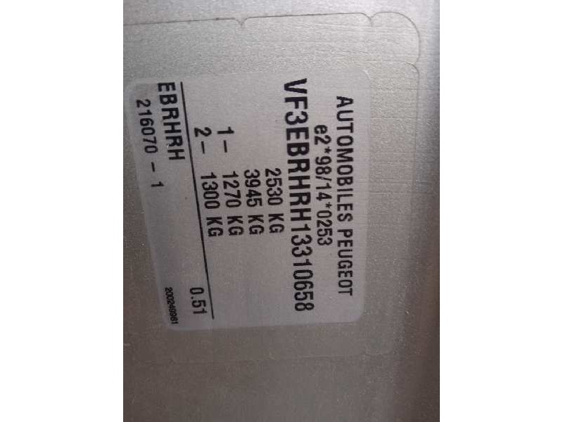 peugeot 807 del año 2006