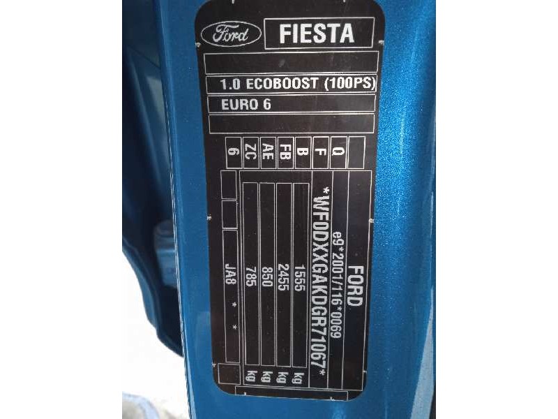 ford fiesta (ccn) del año 2016