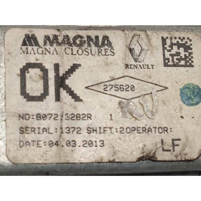 Recambio de elevalunas delantero izquierdo para dacia logan ii ambiance referencia OEM IAM 807213282R  