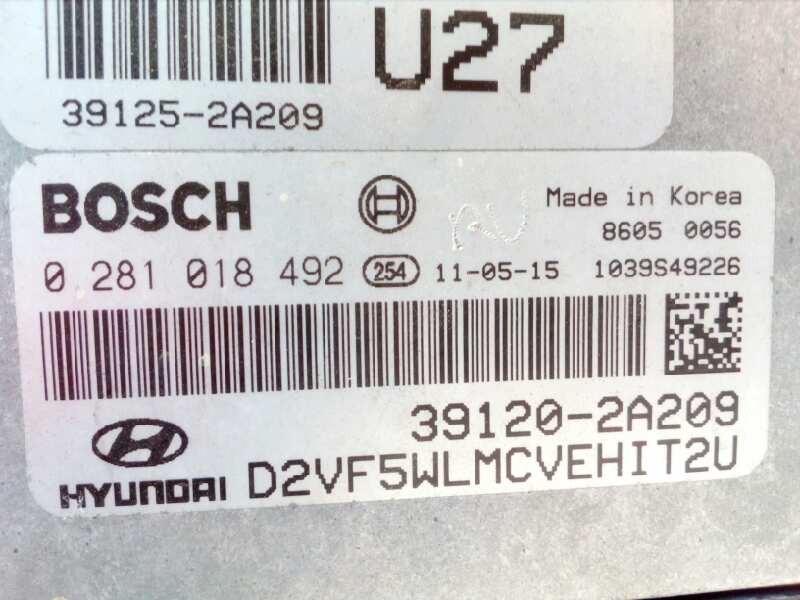 Recambio de centralita motor uce para hyundai i40 cw gl comfort referencia OEM IAM 391202A209  0281018492
