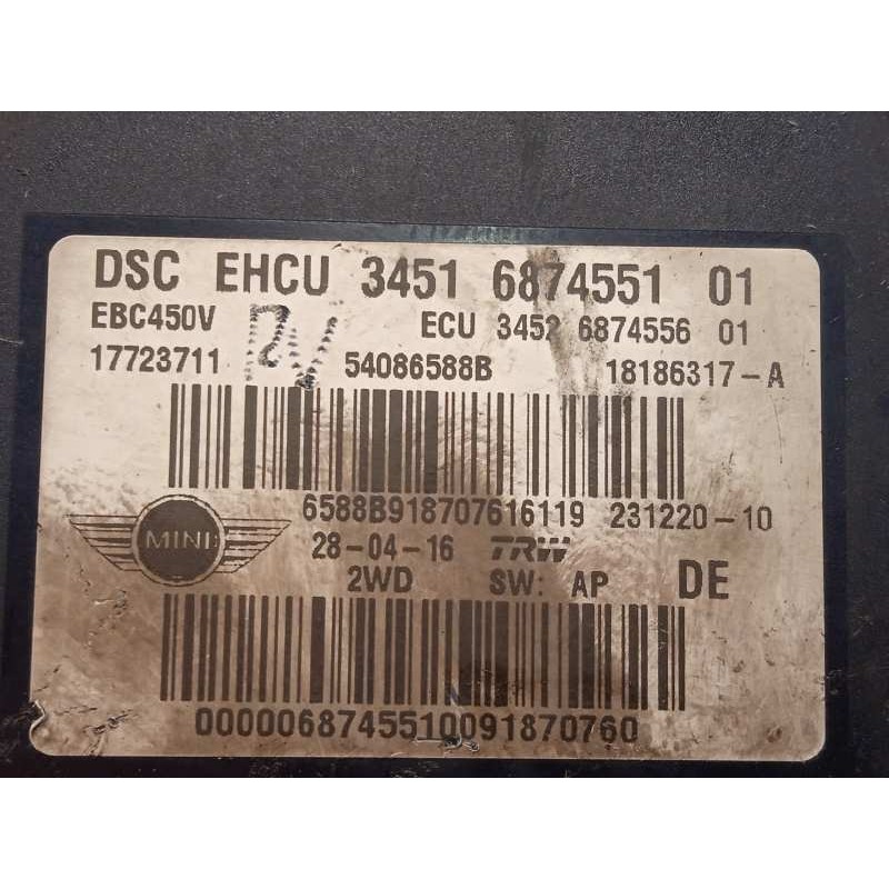 Recambio de abs para bmw mini countryman (r60) cooper d referencia OEM IAM 34516874551 18186317A 54086588B