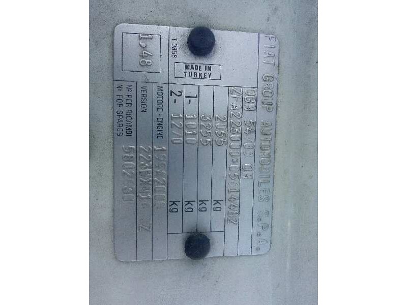 fiat doblo (119) del año 2009