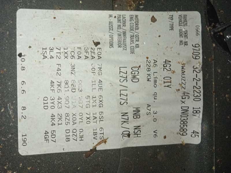 audi a6 lim. (4g2) del año 2012