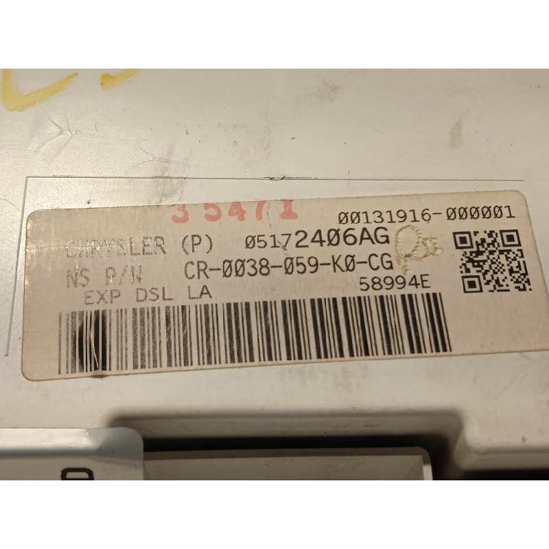 Recambio de cuadro instrumentos para jeep gr. cherokee (wh) 3.0 crd limited referencia OEM IAM 05172406AG  