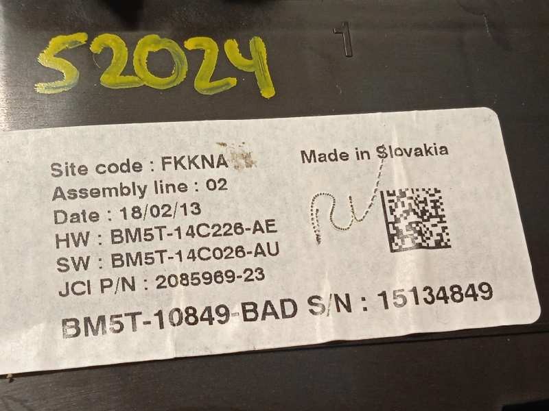Recambio de cuadro instrumentos para ford c-max trend referencia OEM IAM BM5T10849BAD  5580299