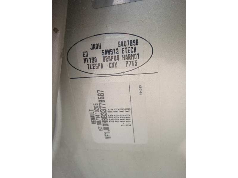 renault espace iv (jk0) del año 2005