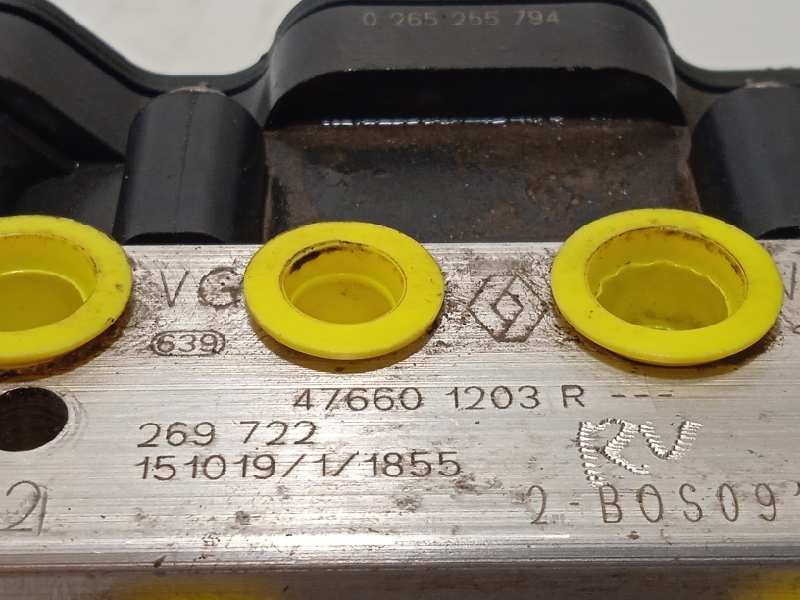 Recambio de abs para renault captur life referencia OEM IAM 476601203R 2265106516 269722