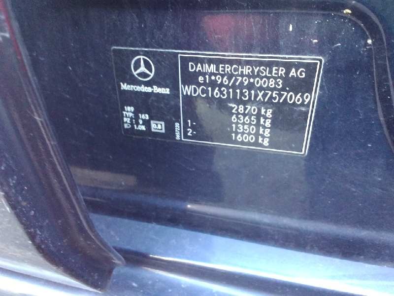 mercedes-benz clase m (w163) del año 2001
