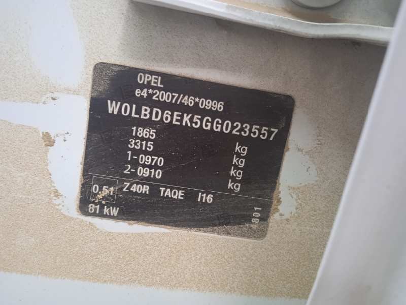 opel astra k lim. 5türig del año 2016