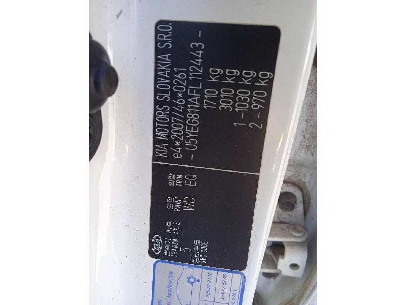 kia venga del año 2015