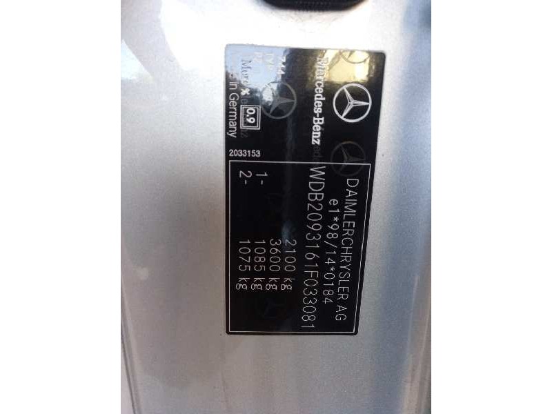 mercedes-benz clase clk (w209) coupe del año 2002