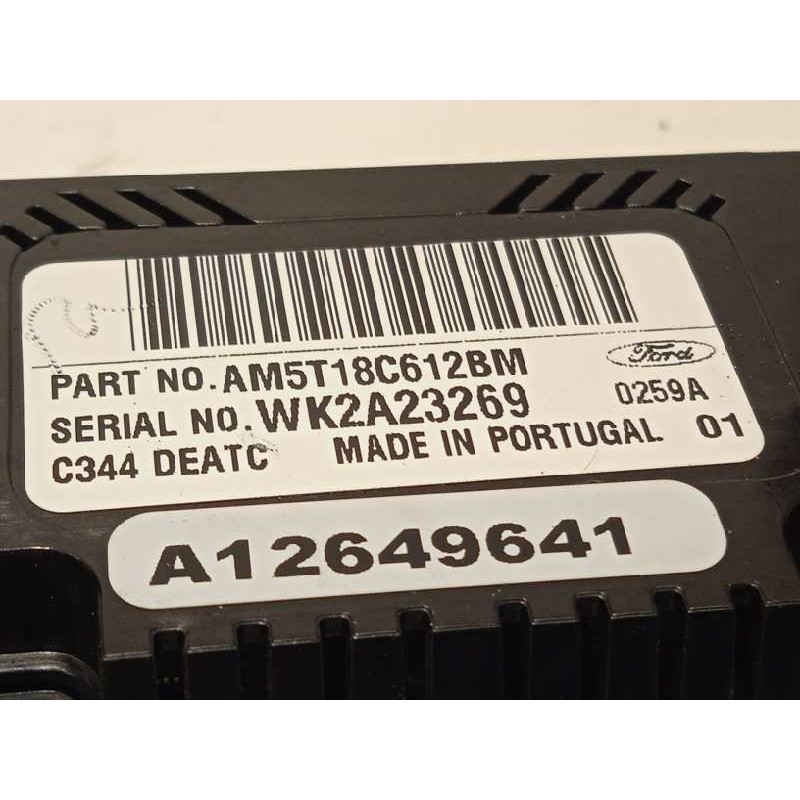 Recambio de mando climatizador para ford c-max trend referencia OEM IAM AM5T18C612BM  1866943