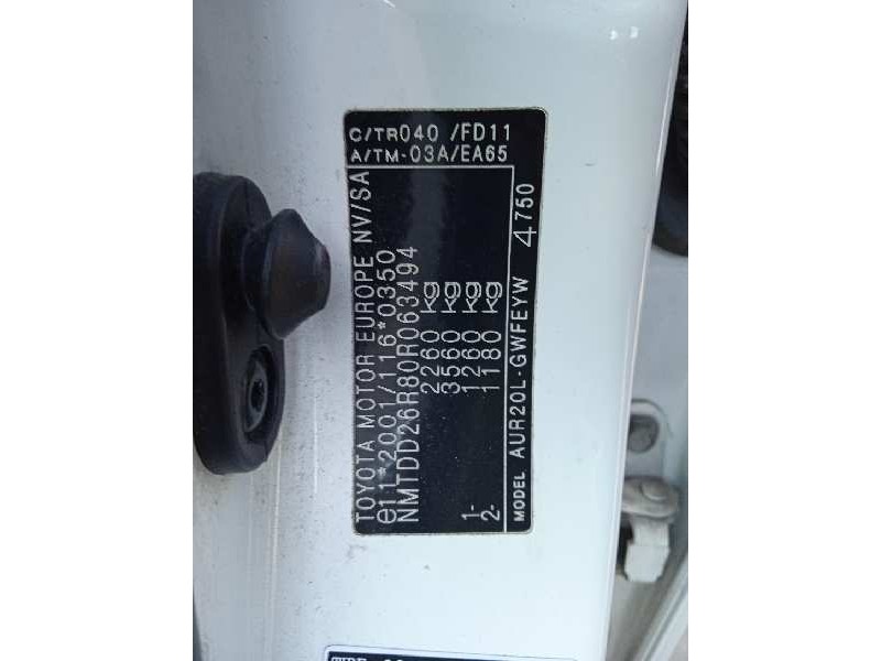 toyota verso del año 2012