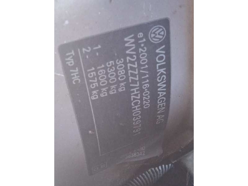 volkswagen t5 transporter (7e) del año 2012