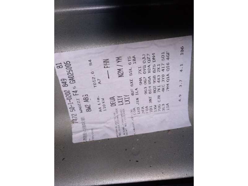 audi a4 berlina (8w2) del año 2016