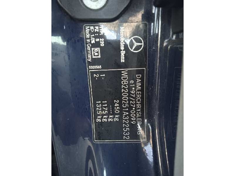 mercedes-benz clase s (w220) berlina del año 2002