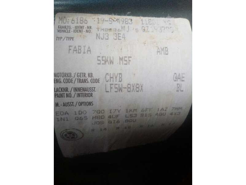 skoda fabia del año 2016