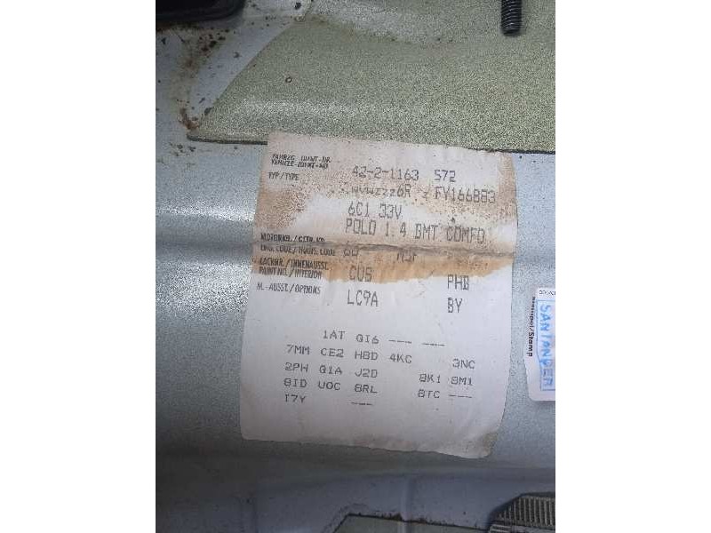 volkswagen polo (6c1) del año 2014