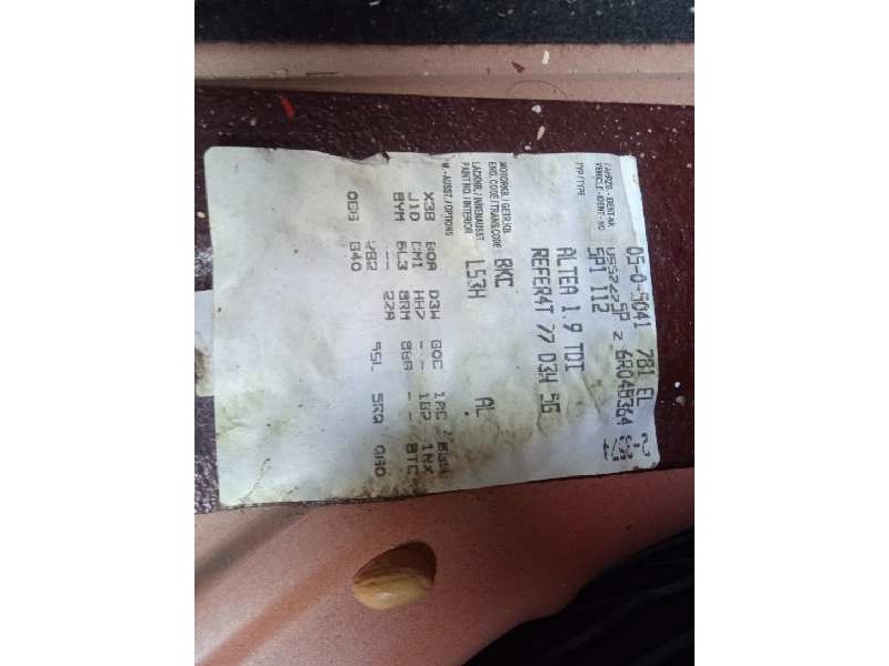 seat altea (5p1) del año 2006