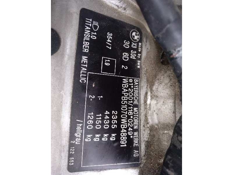 bmw x3 (e83) del año 2004