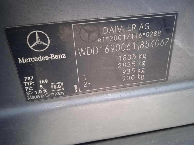 mercedes-benz clase a (w169) del año 2010