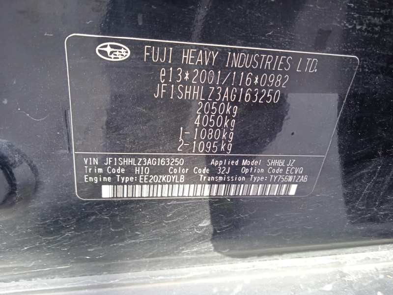 subaru forester s12 del año 2010