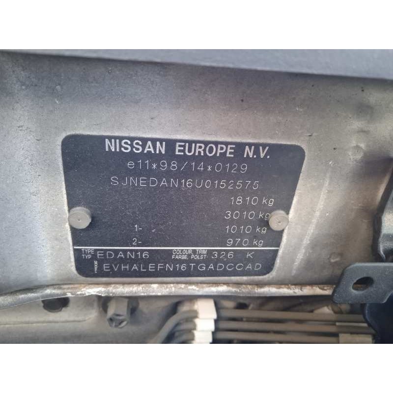 nissan almera (n16/e) del año 2001