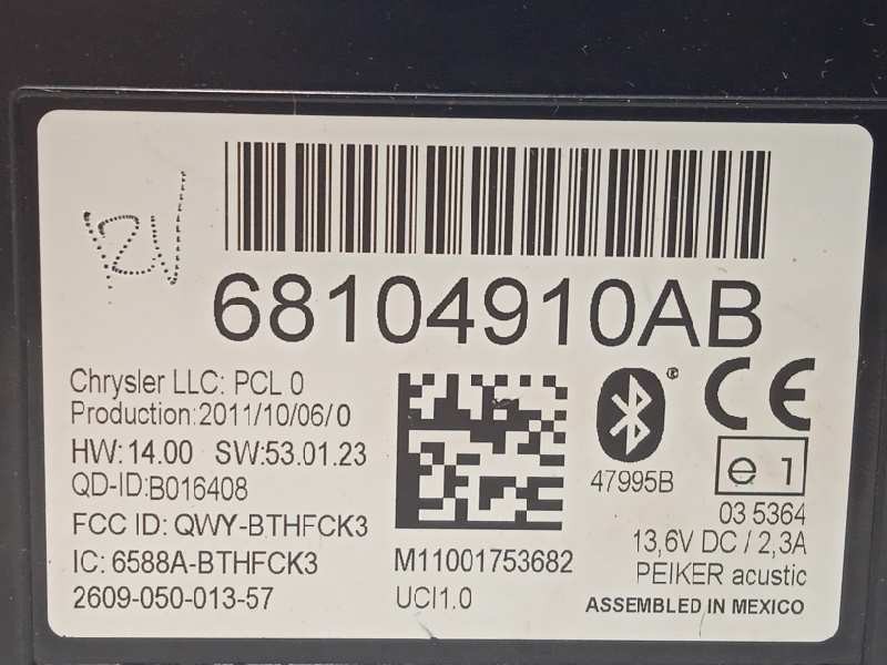 Recambio de modulo electronico para lancia voyager (404) gold referencia OEM IAM 68104910AB  K68104910AB