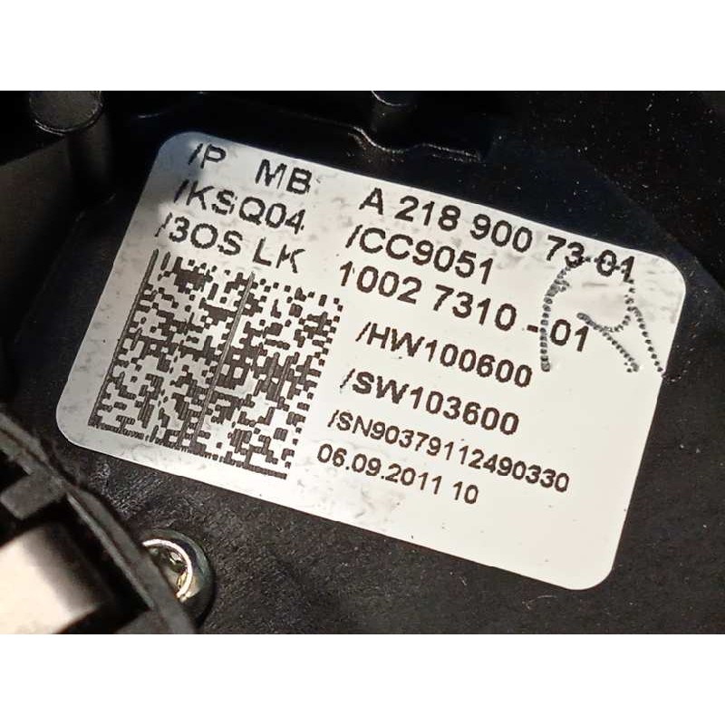 Recambio de mando intermitentes para mercedes-benz clase cls (w218) cls 250 cdi be (218.303) referencia OEM IAM A2189007304  218