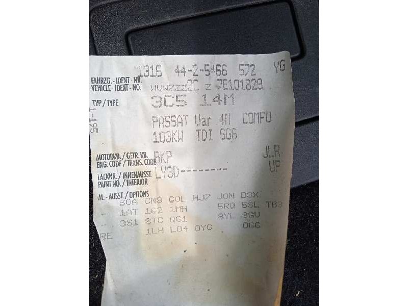 volkswagen passat variant (3c5) del año 2006