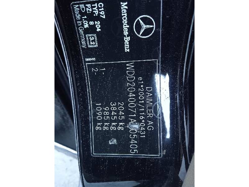 mercedes-benz clase c (w204) berlina del año 2008