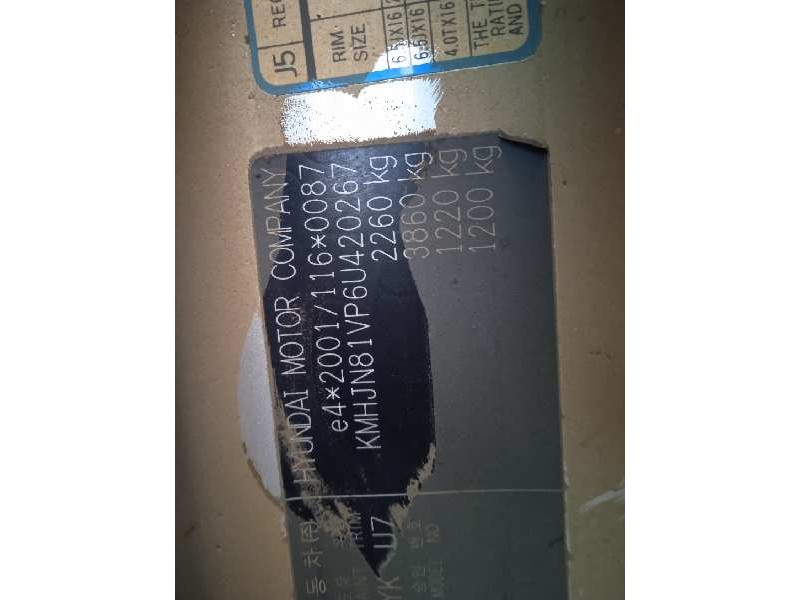 hyundai tucson (jm) del año 2006