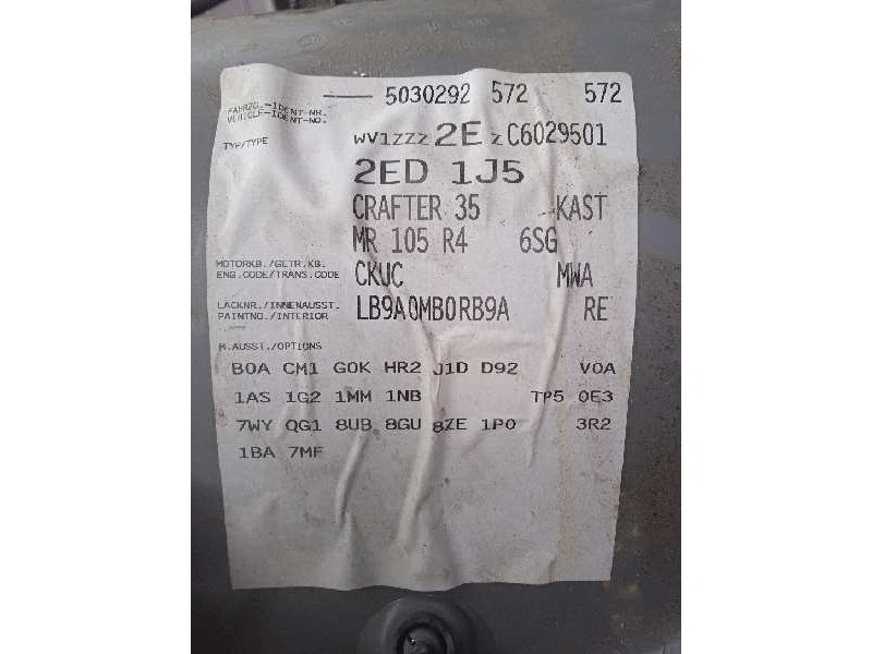 volkswagen crafter combi (2e) del año 2012