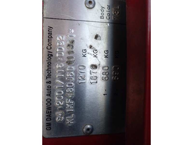 chevrolet matiz del año 2006