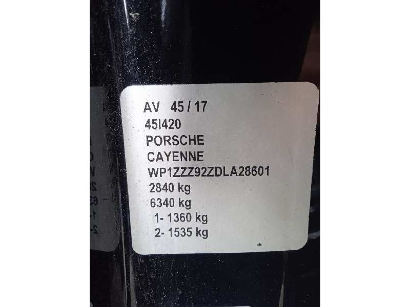 porsche cayenne (typ 92aa) del año 2012